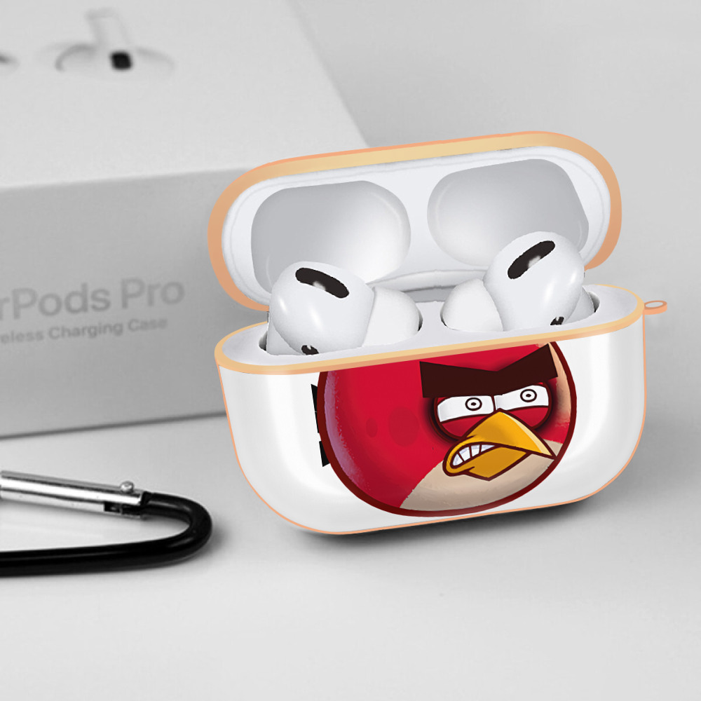 Angry Birds アングリーバード 【AirPods Pro用】ハードシェル保護ケース｜耐衝撃・防指紋・カラビナ付き商品仕様
