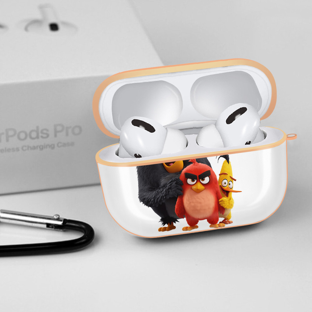 Angry Birds アングリーバード 【AirPods Pro用】ハードシェル保護ケース｜耐衝撃・防指紋・カラビナ付き商品仕様