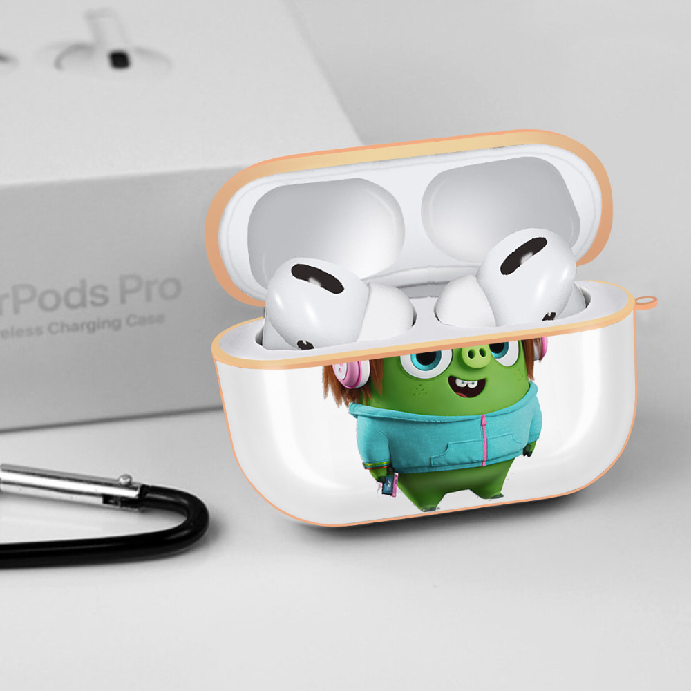 Angry Birds アングリーバード 【AirPods Pro用】ハードシェル保護ケース｜耐衝撃・防指紋・カラビナ付き商品仕様