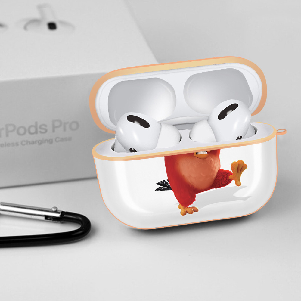 Angry Birds アングリーバード 【AirPods Pro用】ハードシェル保護ケース｜耐衝撃・防指紋・カラビナ付き商品仕様