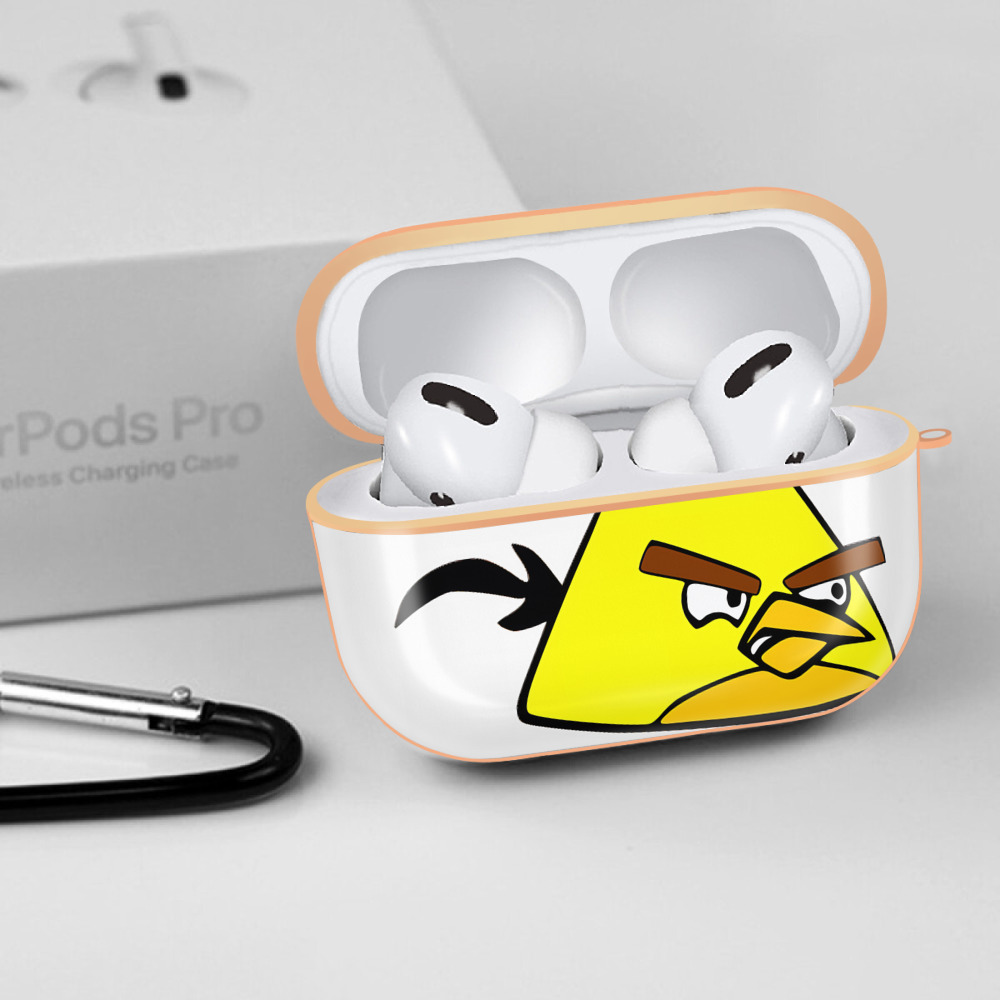 Angry Birds アングリーバード 【AirPods Pro用】ハードシェル保護ケース｜耐衝撃・防指紋・カラビナ付き商品仕様