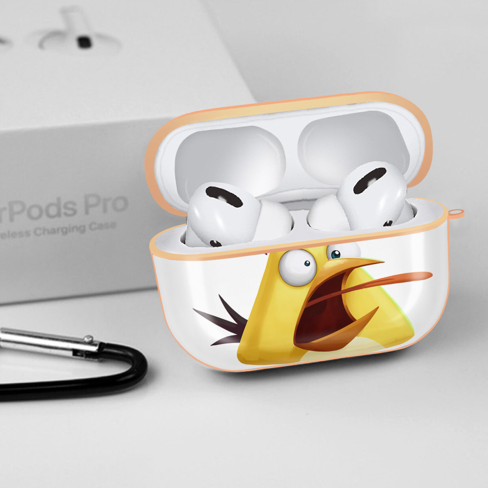 Angry Birds アングリーバード 【AirPods Pro用】ハードシェル保護ケース｜耐衝撃・防指紋・カラビナ付き商品仕様