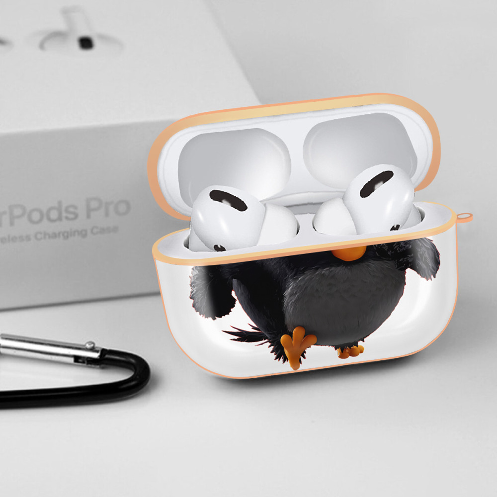 Angry Birds アングリーバード 【AirPods Pro用】ハードシェル保護ケース｜耐衝撃・防指紋・カラビナ付き商品仕様