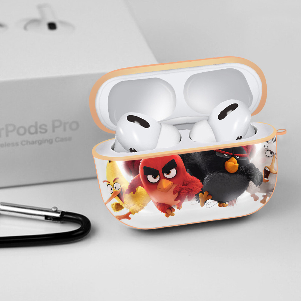 Angry Birds アングリーバード 【AirPods Pro用】ハードシェル保護ケース｜耐衝撃・防指紋・カラビナ付き商品仕様