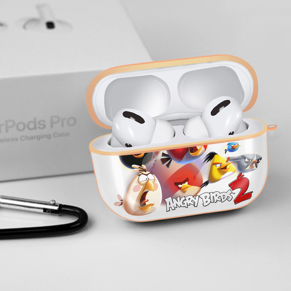 Angry Birds アングリーバード 【AirPods Pro用】ハードシェル保護ケース｜耐衝撃・防指紋・カラビナ付き商品仕様