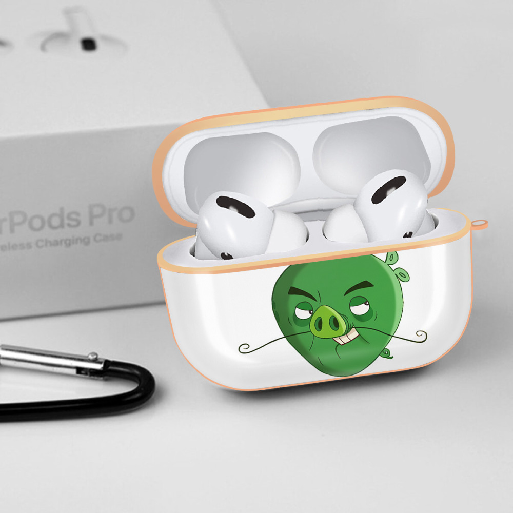 Angry Birds アングリーバード 【AirPods Pro用】ハードシェル保護ケース｜耐衝撃・防指紋・カラビナ付き商品仕様