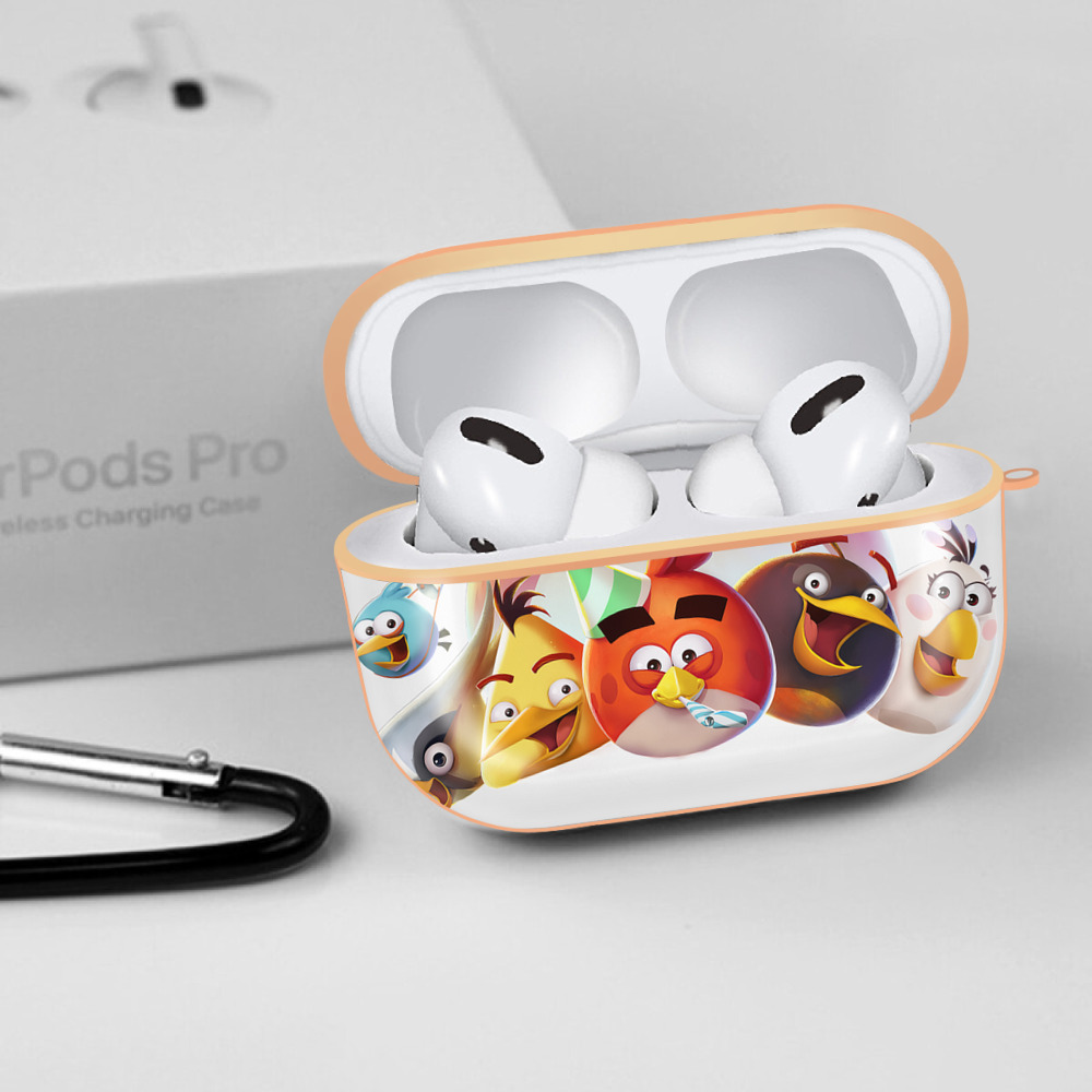Angry Birds アングリーバード 【AirPods Pro用】ハードシェル保護ケース｜耐衝撃・防指紋・カラビナ付き商品仕様
