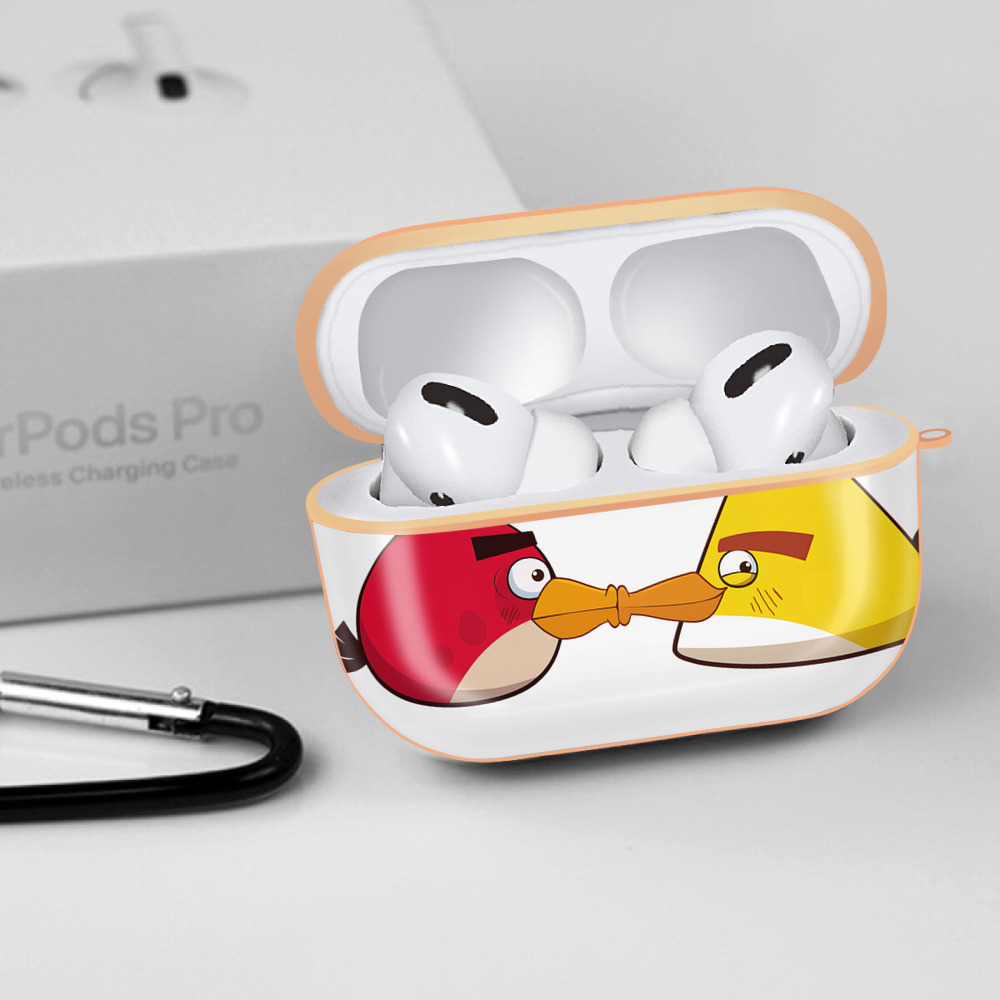 Angry Birds アングリーバード 【AirPods Pro用】ハードシェル保護ケース｜耐衝撃・防指紋・カラビナ付き商品仕様