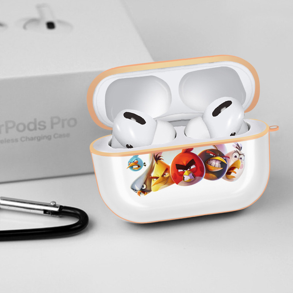Angry Birds アングリーバード 【AirPods Pro用】ハードシェル保護ケース｜耐衝撃・防指紋・カラビナ付き商品仕様